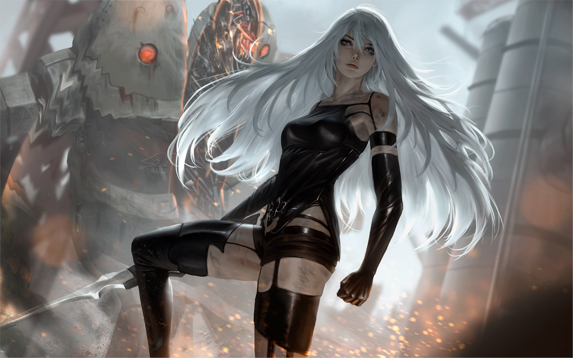 Nier Automata Hd Wallpaper Background Image 1920x1200 Id919398 1641