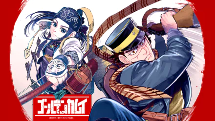 Asirpa (Golden Kamuy) Sugimoto Saichi Anime Golden Kamuy HD Desktop Wallpaper | Background Image
