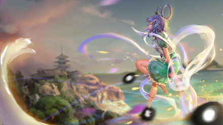 Seiga Kaku Anime Touhou HD Desktop Wallpaper | Background Image