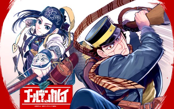 Anime Golden Kamuy Sugimoto Saichi Asirpa HD Wallpaper | Background Image