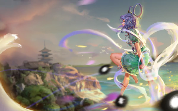 Seiga Kaku Anime Touhou HD Desktop Wallpaper | Background Image