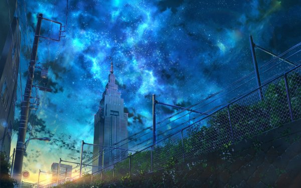 Anime Original Stars HD Wallpaper | Background Image