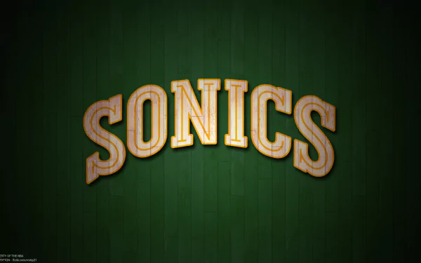  Seattle Supersonics Basketball team by Michael Tipton