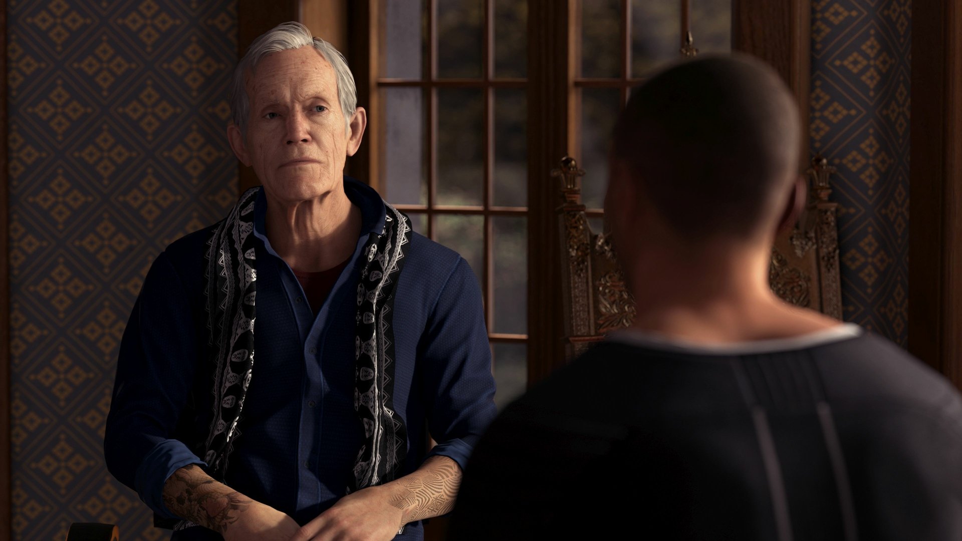 Download Carl Manfred Video Game Detroit: Become Human 4k Ultra HD Wallpaper