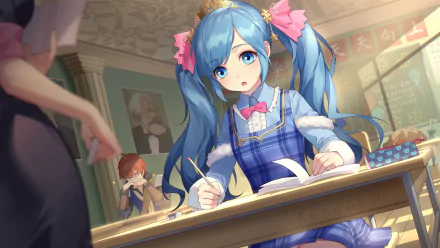 Anime Romantic Saga of Beauty & Devil HD Desktop Wallpaper | Background Image