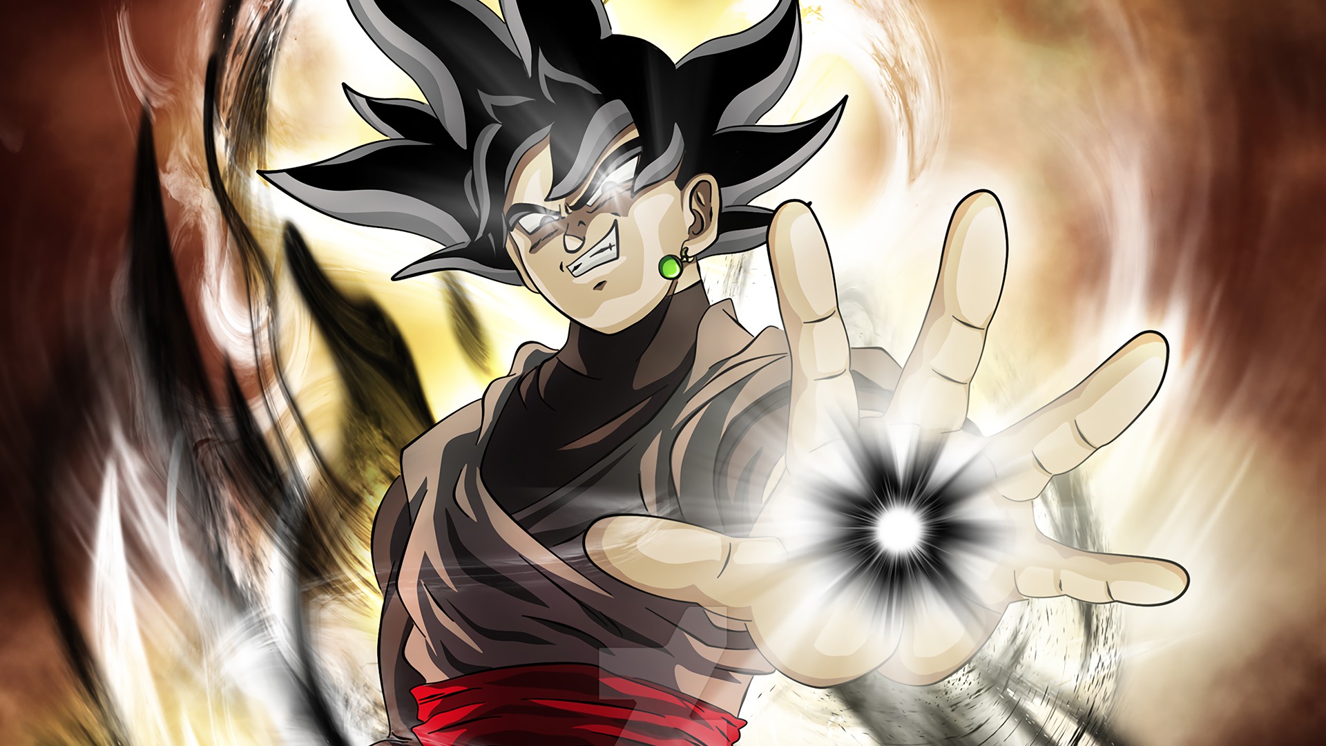 2932x2932 Resolution Cool Black Goku HD Dragon Ball Super Ipad Pro