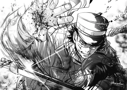 Saichi Sugimoto Anime Golden Kamuy HD Desktop Wallpaper | Background Image