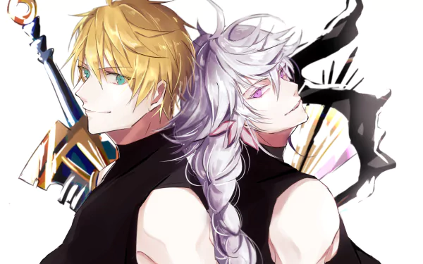 Merlin (Fate Series) Saber (Fate/Prototype) Anime Fate/Grand Order HD Desktop Wallpaper | Background Image