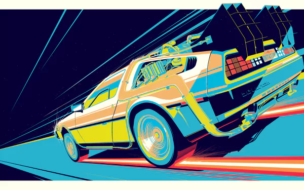 DeLorean movie Back To The Future HD Desktop Wallpaper | Background Image