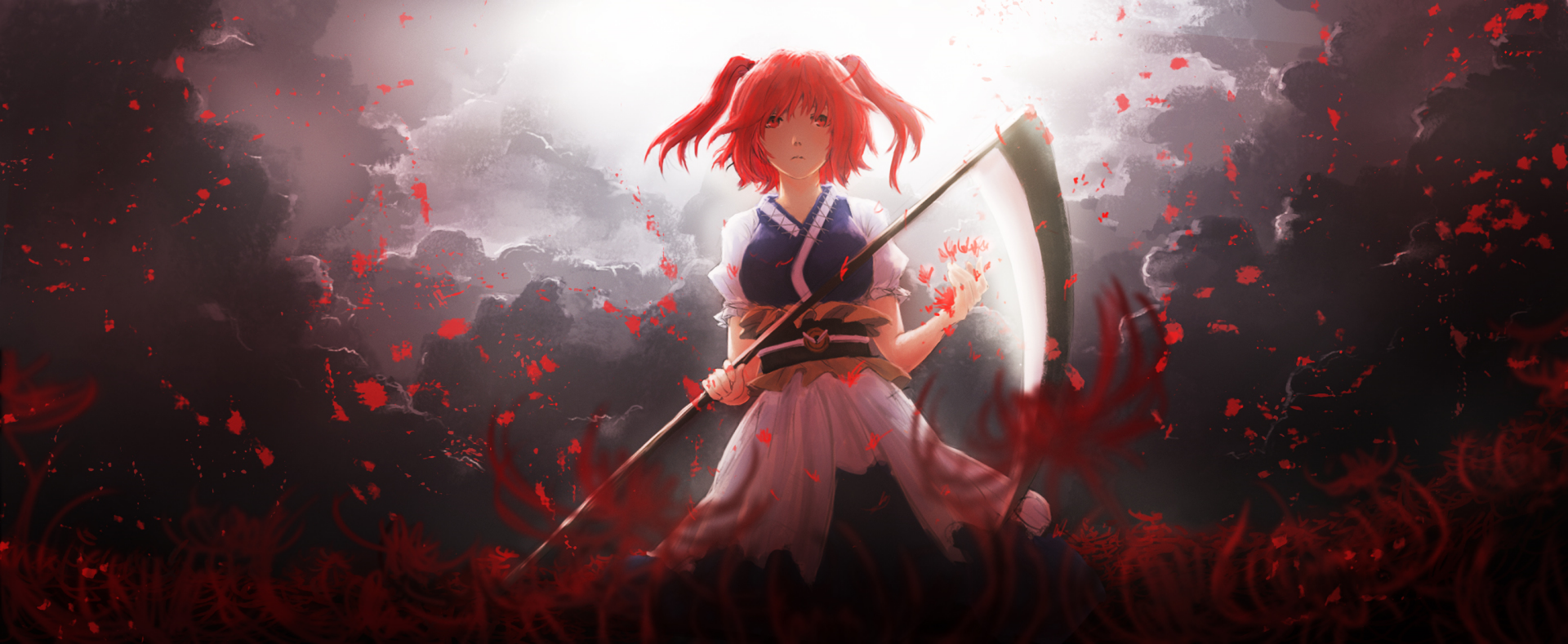 Download Komachi Onozuka Anime Touhou HD Wallpaper by 1010KMan