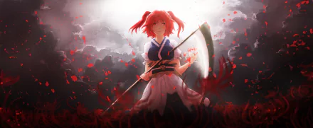 Komachi Onozuka Anime Touhou HD Desktop Wallpaper | Background Image
