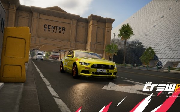 Video Game The Crew 2 Ford Mustang Car Las Vegas HD Wallpaper | Background Image