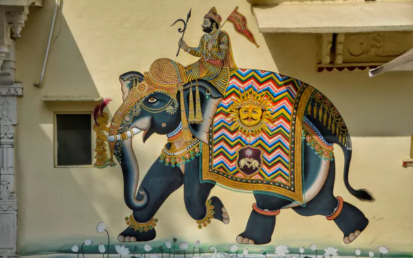  Graffiti on a House Wall by Richard Mcall