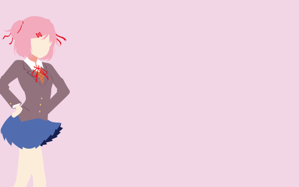 Video Game Doki Doki Literature Club! Natsuki HD Wallpaper | Background Image