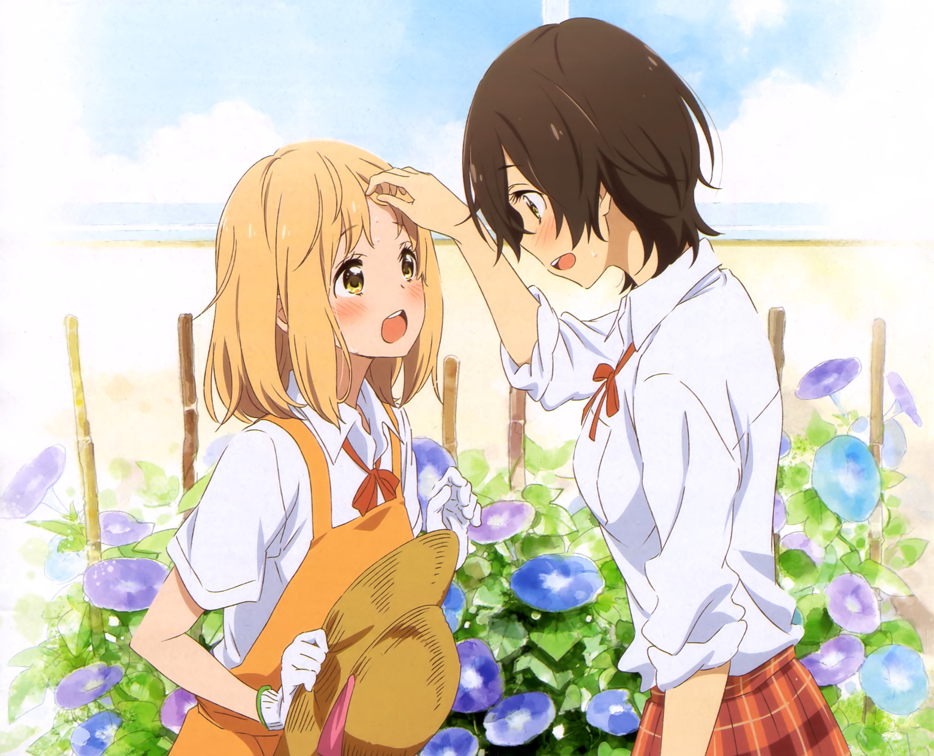 Anime Asagao to Kase-san HD Wallpaper | Background Image