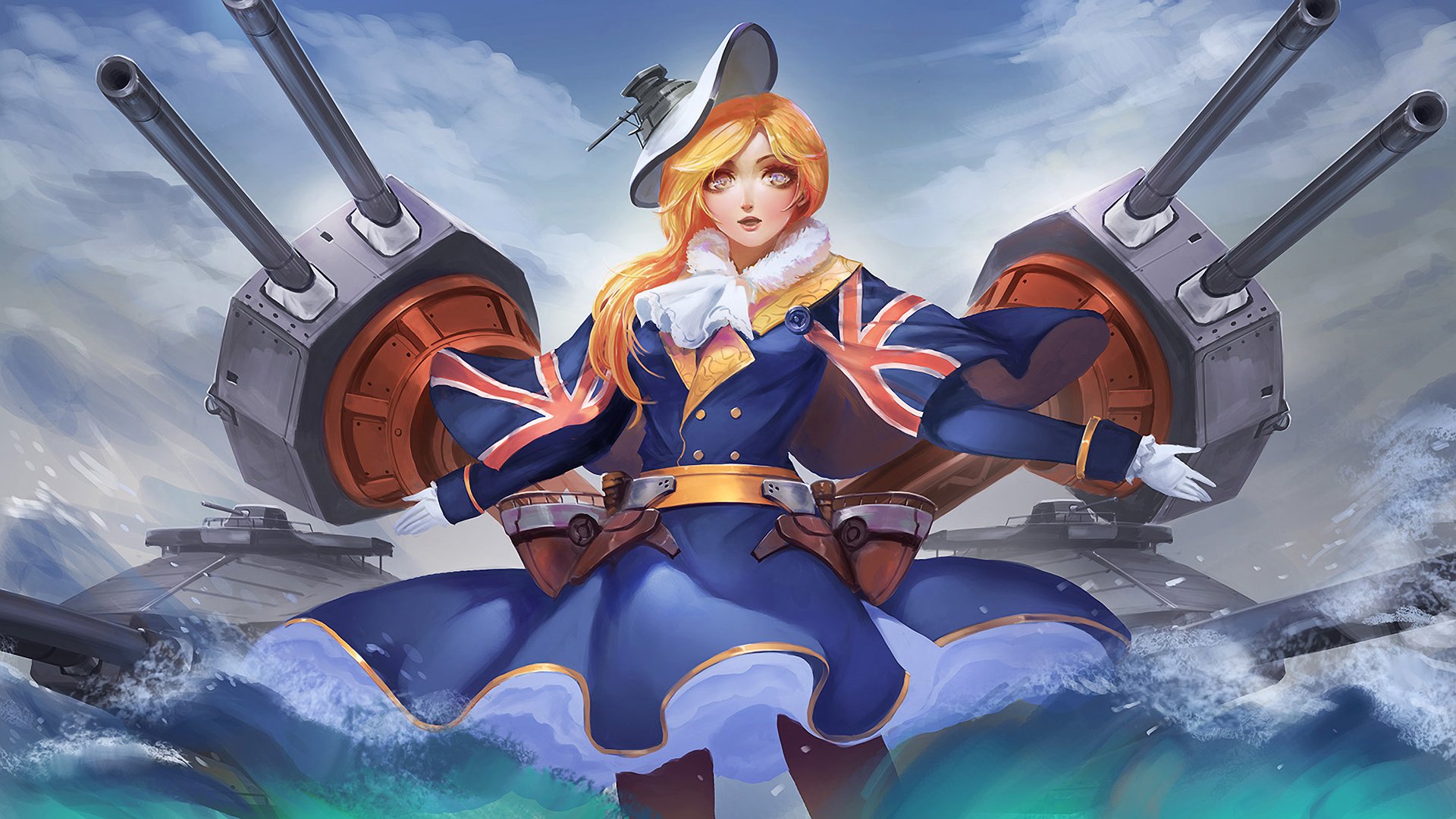 Download Hood (Azur Lane) Anime Azur Lane HD Wallpaper by 風の行者