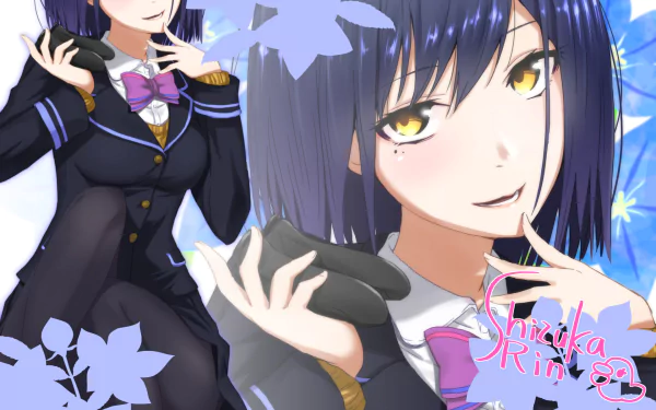 Rin Shizuka Anime Virtual Youtuber HD Desktop Wallpaper | Background Image