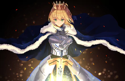 Fate (Series) Saber (Fate Series) Excalibur Artoria Pendragon Anime Fate/Stay Night HD Desktop Wallpaper | Background Image