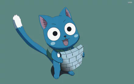 Happy (Fairy Tail) Anime Fairy Tail HD Desktop Wallpaper | Background Image