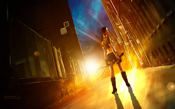 Lara Croft video game Tomb Raider HD Desktop Wallpaper | Background Image