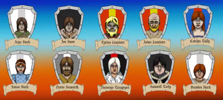  A Song of Ice and Fire - A Storm of Swords POV Characters by FrostwhitePhoenix