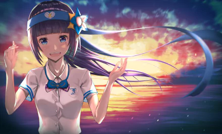 Aoi Fuji Anime Virtual Youtuber HD Desktop Wallpaper | Background Image