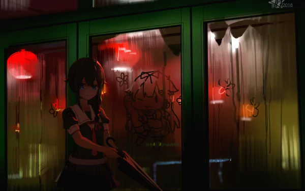 Shigure (Kancolle) Anime Kantai Collection HD Desktop Wallpaper | Background Image