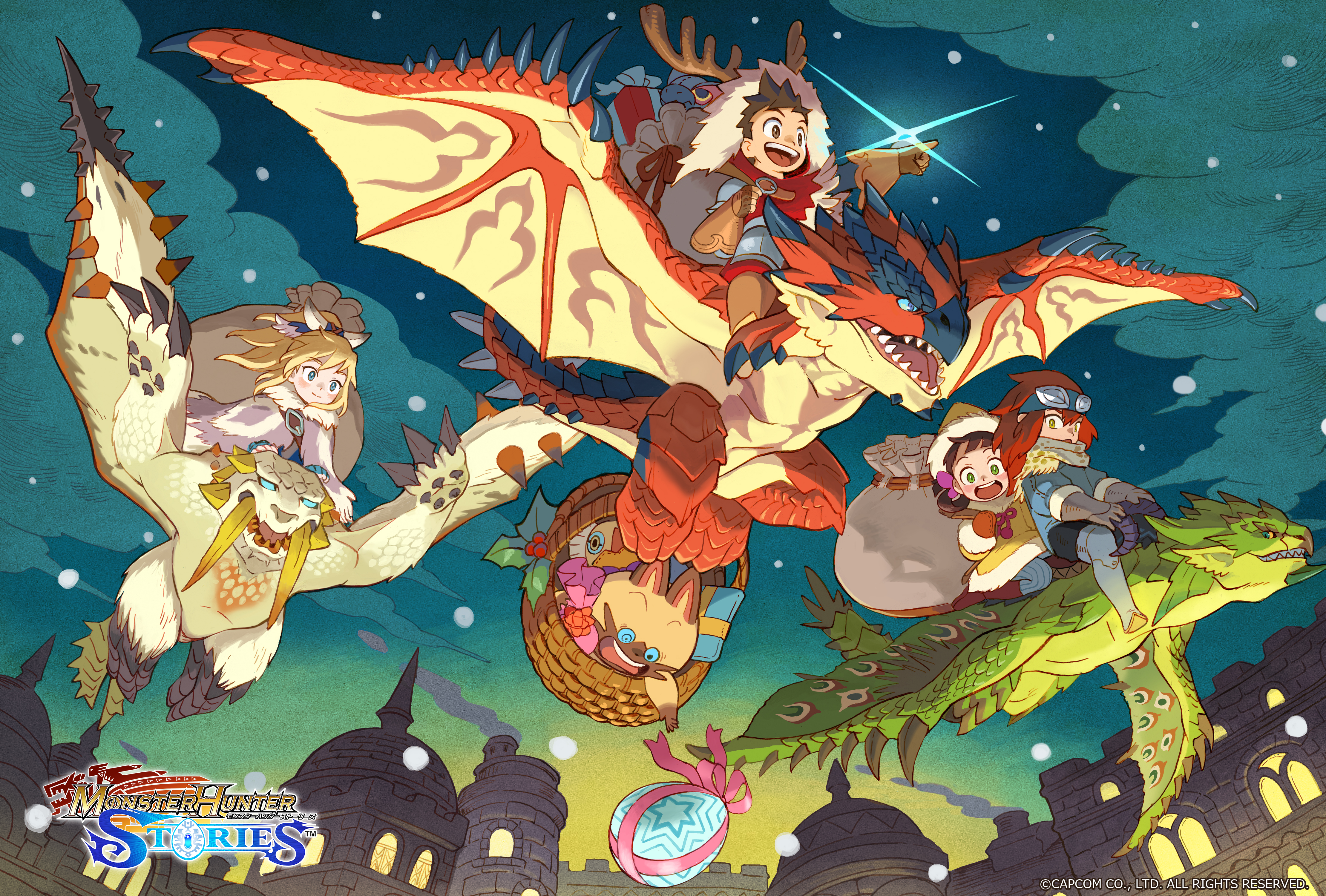 Anime Monster Hunter Stories: Ride On HD Wallpaper | Background Image