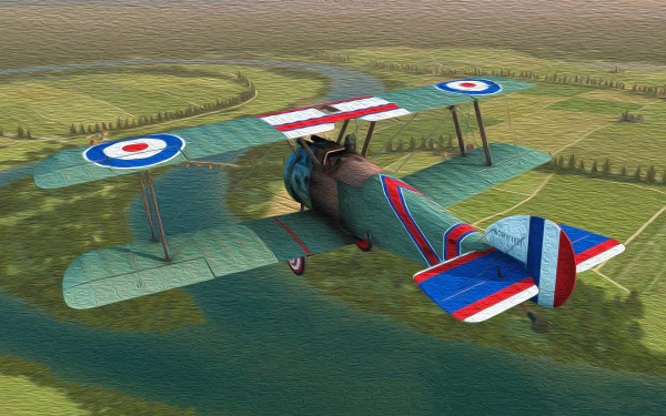  Sopwith Camel - Oil on Canvas
