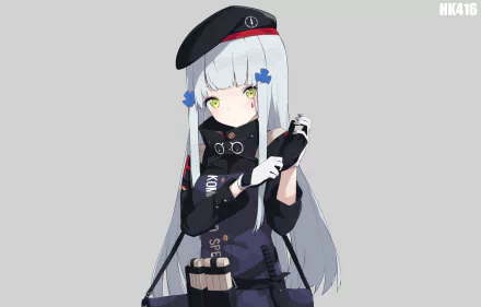 HK416 (Girls Frontline) video game Girls Frontline HD Desktop Wallpaper | Background Image