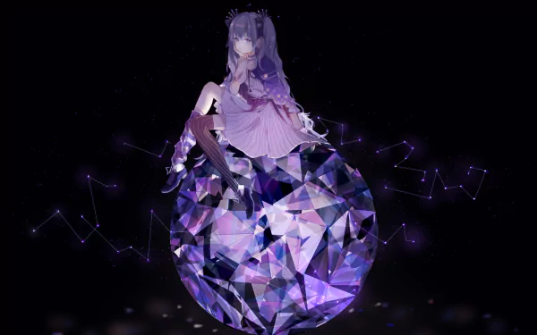 Yuki Miku Anime Vocaloid HD Desktop Wallpaper | Background Image