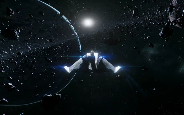 Yela (Star Citizen) Avenger Titan (Star Citizen) space video game Star Citizen HD Desktop Wallpaper | Background Image