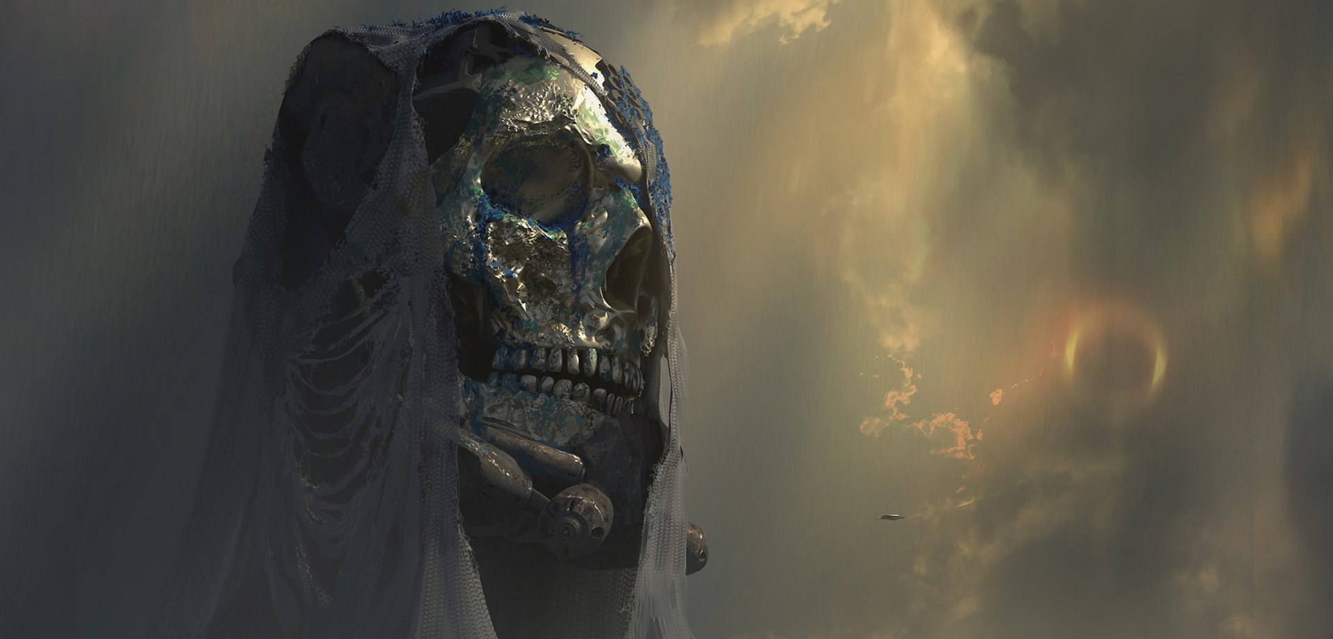 Download Dark Skull HD Wallpaper by Chenxi Kang