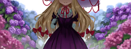 Yukari Yakumo Anime Touhou HD Desktop Wallpaper | Background Image