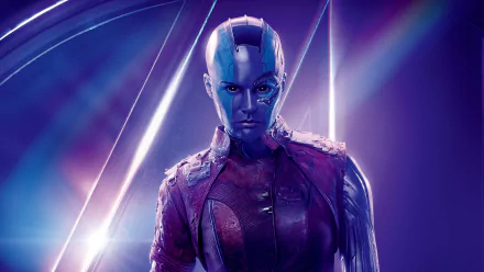 Karen Gillan Nebula (Marvel Comics) movie Avengers: Infinity War HD Desktop Wallpaper | Background Image