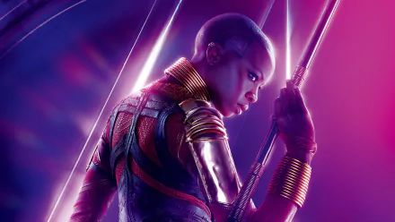 Danai Gurira Okoye (Marvel Comics) movie Avengers: Infinity War HD Desktop Wallpaper | Background Image