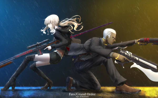 Emiya Alter Saber Alter Anime Fate/Grand Order HD Desktop Wallpaper | Background Image