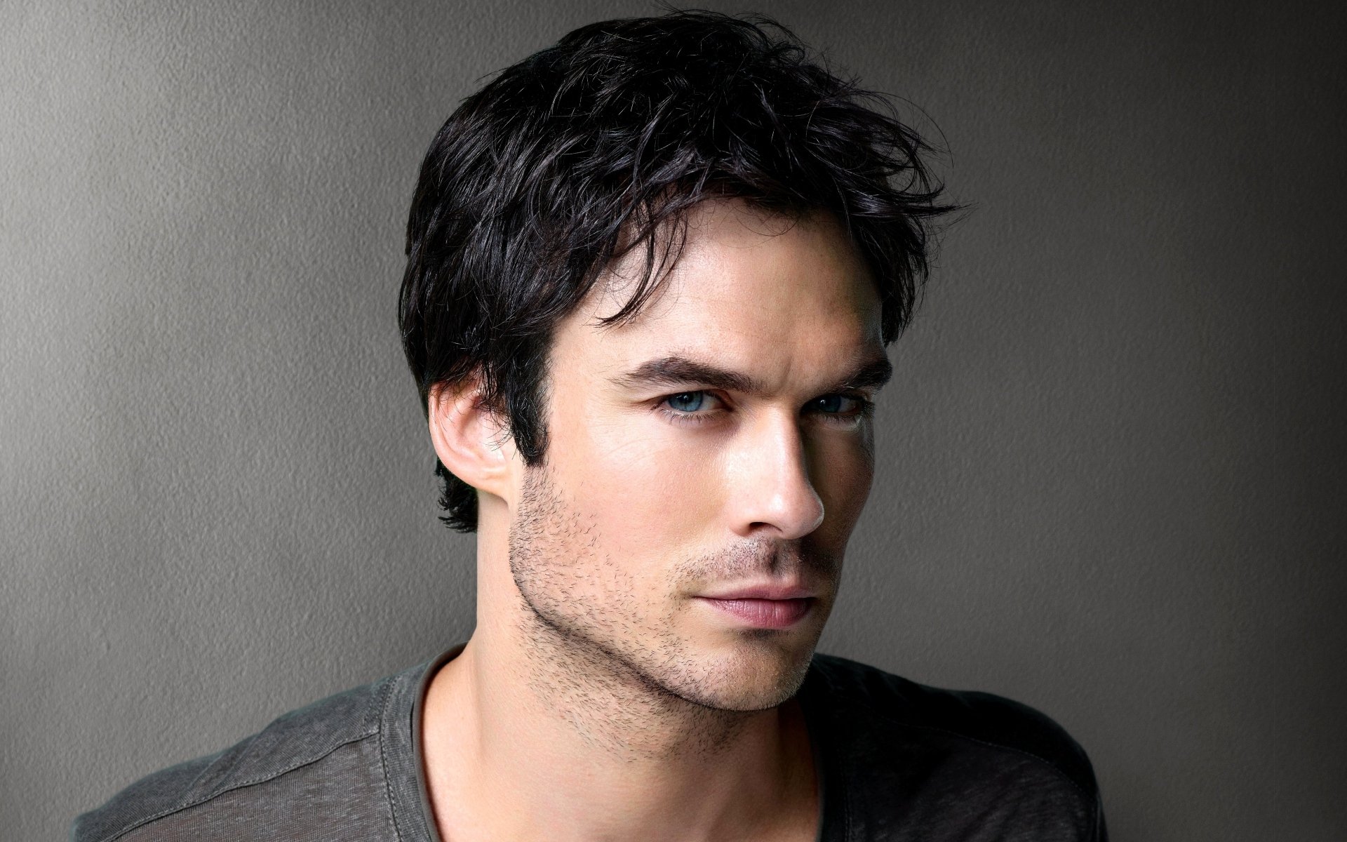 Download Blue Eyes Face Actor Celebrity Ian Somerhalder HD Wallpaper