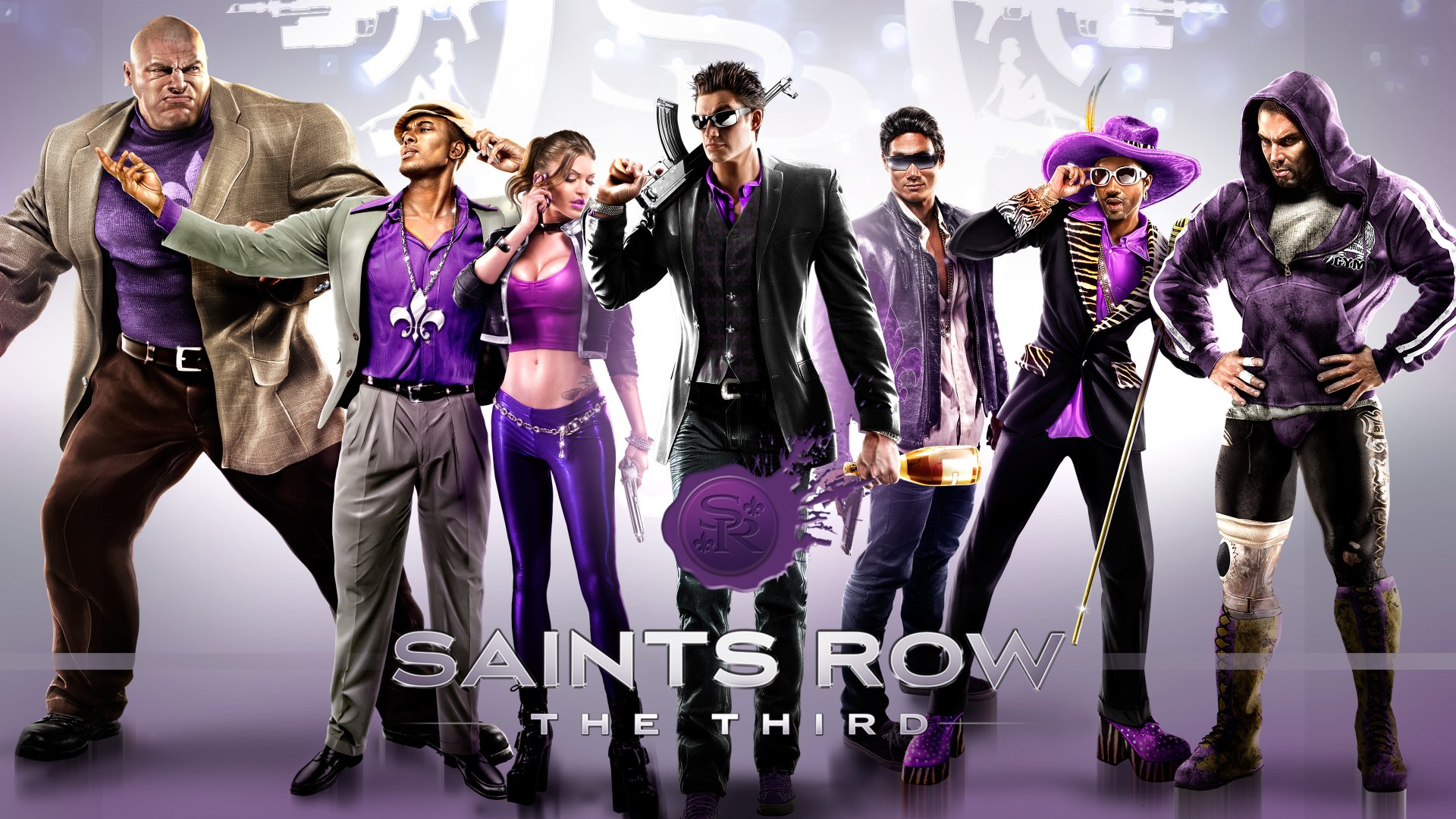 Download Video Game Saints Row: The Third 4k Ultra HD Wallpaper