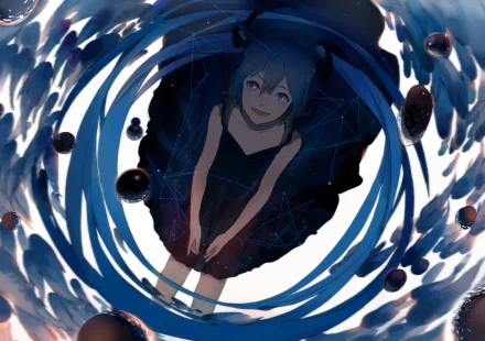 Hatsune Miku Anime Vocaloid HD Desktop Wallpaper | Background Image