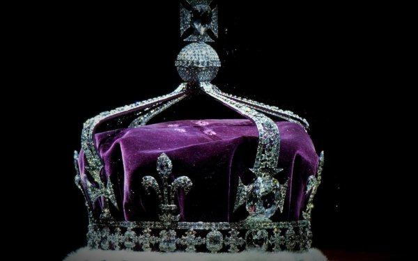 Man Made Jewelry Crown Purple Gems Diamond HD Wallpaper | Background Image