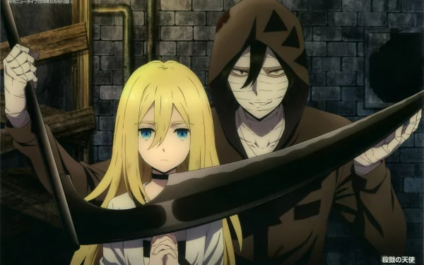 Angels of Death: Rachel & Zack HD Wallpaper by 三崎のなか