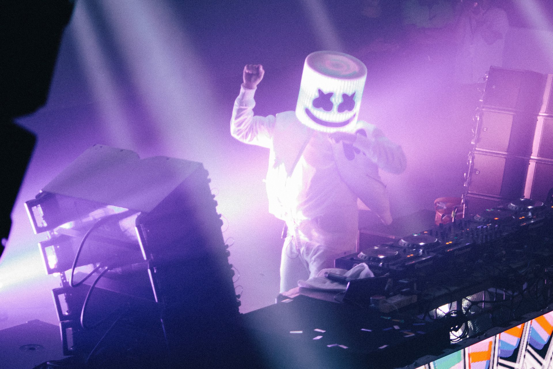 Marshmello Live DJ 4K Ultra HD Wallpaper