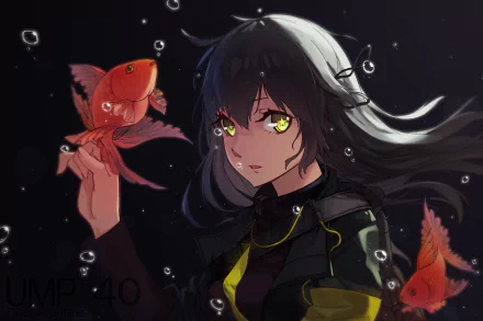UMP40 (Girls Frontline) video game Girls Frontline HD Desktop Wallpaper | Background Image