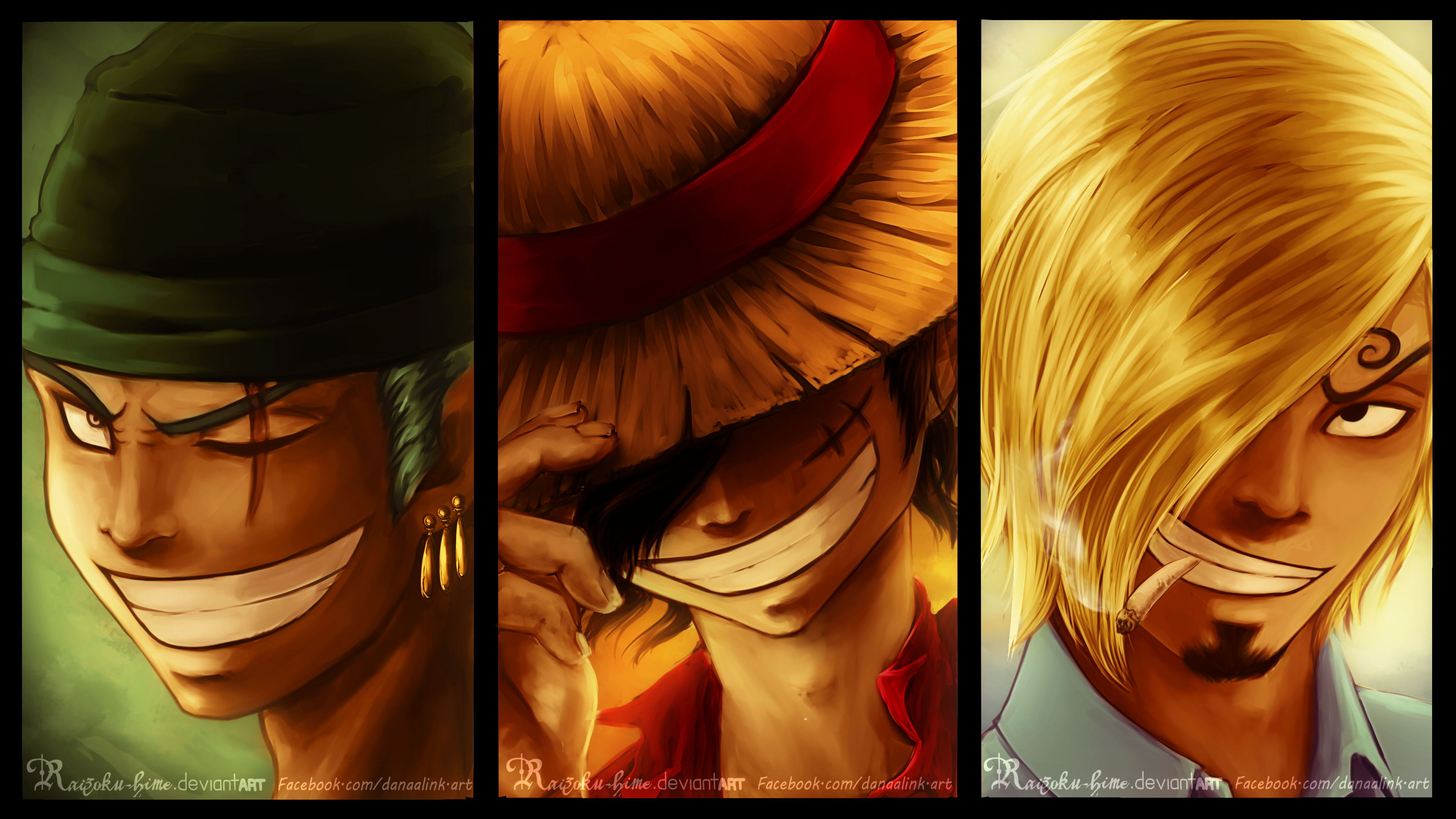 One Piece You Wanna Be My Friend One Piece Trio 4K Ultra HD Wallpaper by Kaizoku-hime