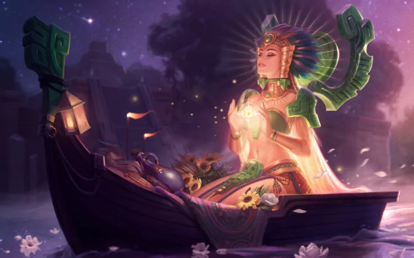 Karma (League Of Legends) video game League Of Legends HD Desktop Wallpaper | Background Image