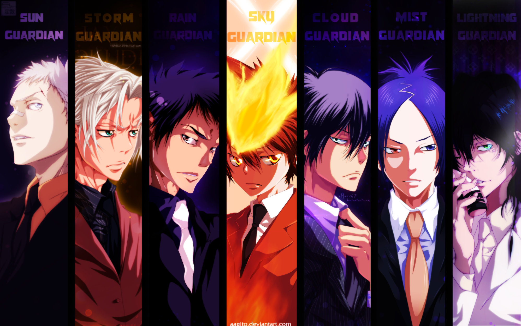 Hitman Reborn characters HD wallpaper