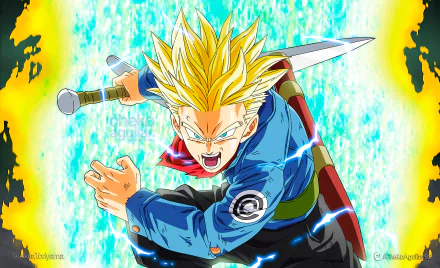 Trunks (Dragon Ball) Anime Dragon Ball Super HD Desktop Wallpaper | Background Image