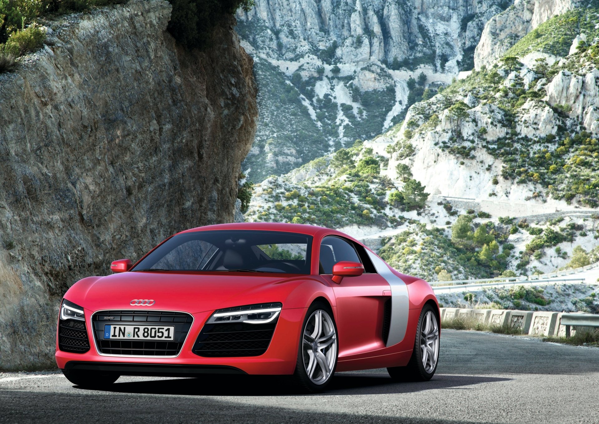 Download Road Audi R8 Coupé Vehicle Audi R8 4k Ultra HD Wallpaper