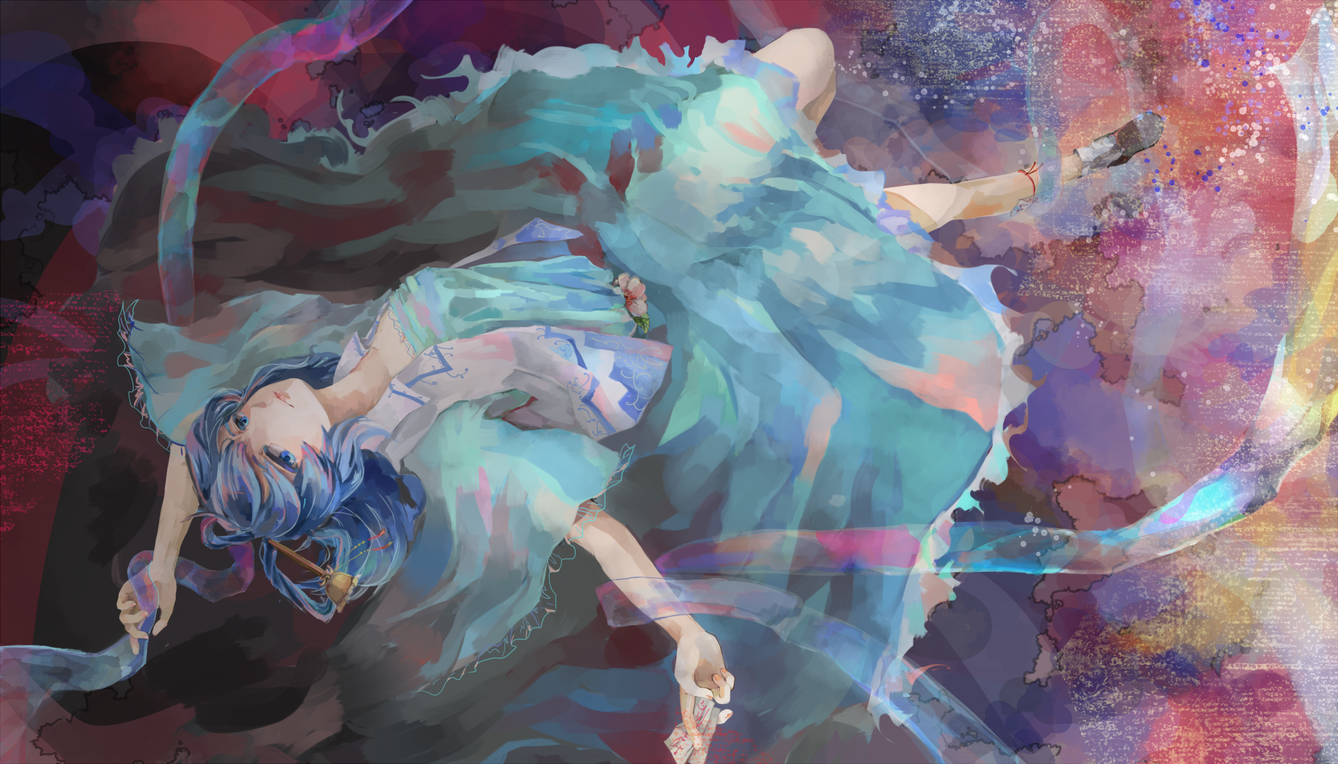 Download Seiga Kaku Anime Touhou 4k Ultra HD Wallpaper by 鼓湖